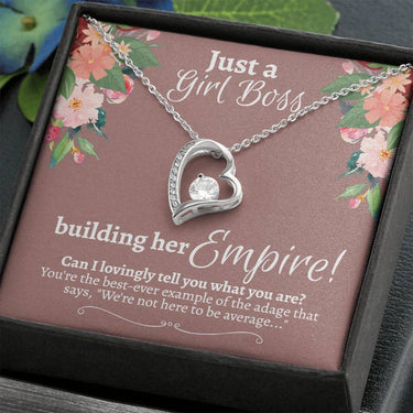 Girl Boss Building her Empire Forever Love Necklace - Love You This Much